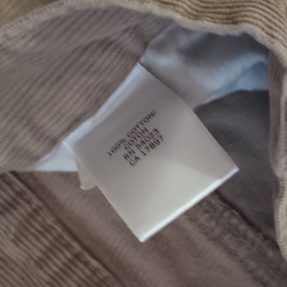 Banana Republic Men's Tan Corduroy Straight Leg Pants Actual 33x28 - Picture 4 of 7